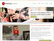 Tablet Screenshot of ceonlinetrainingcourses.com